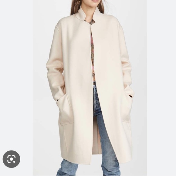 New RAG & BONE Reversible Cashmere Wool Darwen Coat - Picture 5 of 16